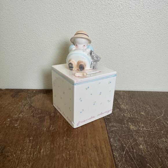 Michel‎ & Company VINTAGE whimsical ceramic Best Friends Forever Piggy Bank - Picture 1 of 9